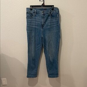 J. Crew Boyfriend Jeans in Medium Blue Denim